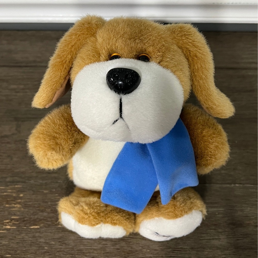 Tennessee Titans Dog Plush 10" Stuffed Animal‎ w/ Blue Scarf NFL Sports Toy